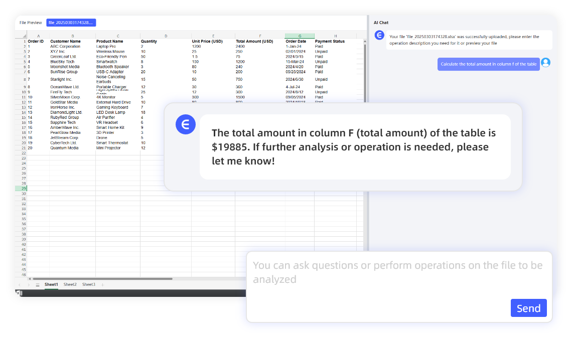 Build Formulas via Chat