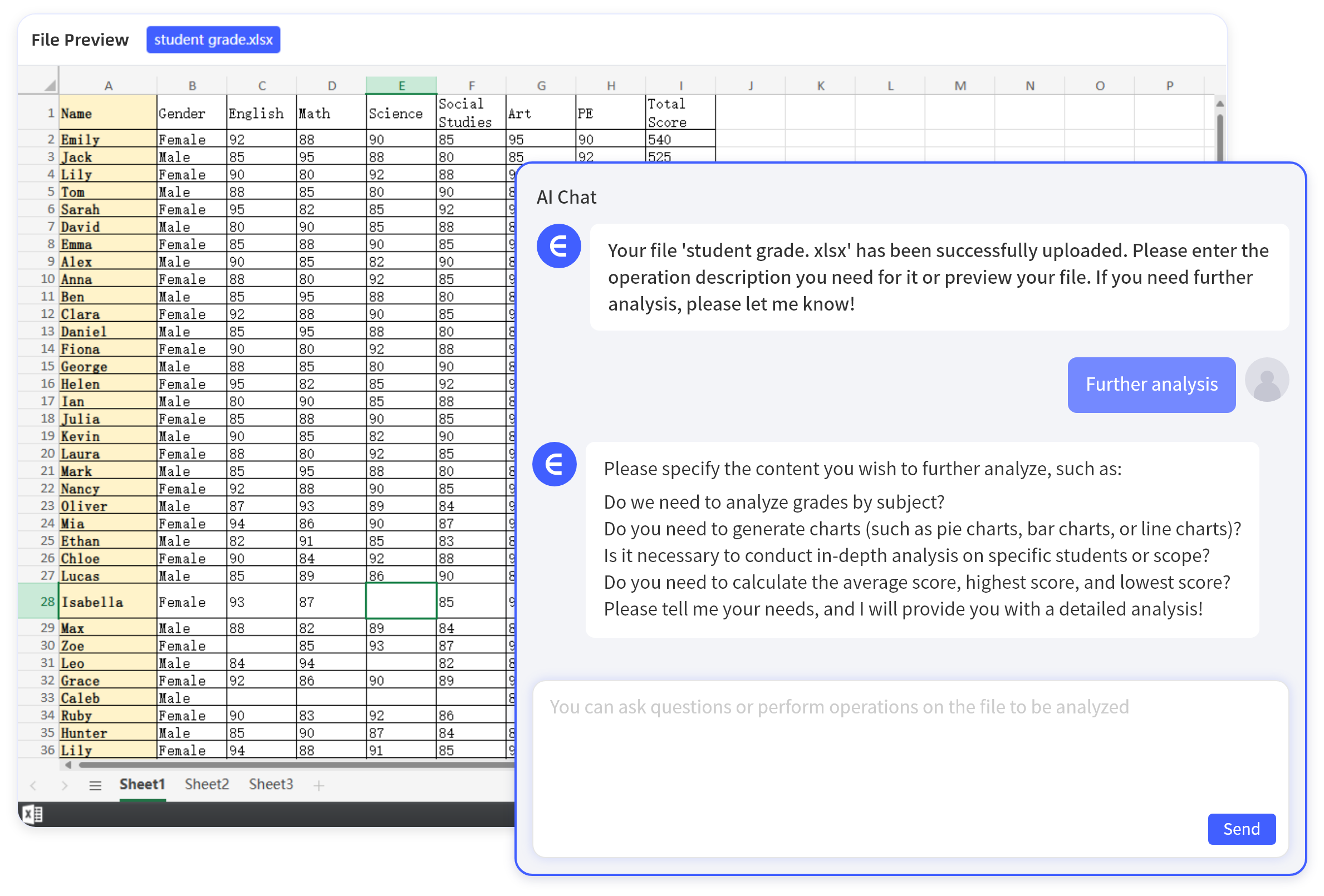 Transform Your Spreadsheet Tasks with AI